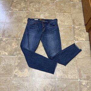 Kut From the Kloth Button Fly Marilyn Ankle Skinny Jeans - Size 10